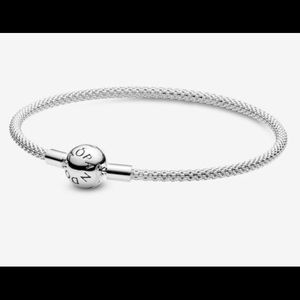 Authentic Pandora mesh bracelet size small